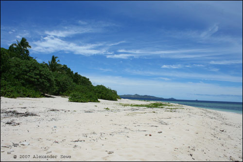 Beach in Mala Mala Island