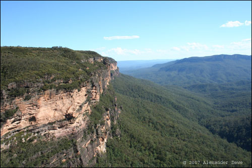 Blue Mountains outside Sydney Australia