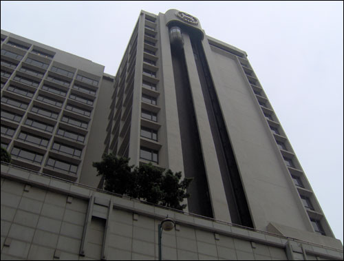 Building looking up