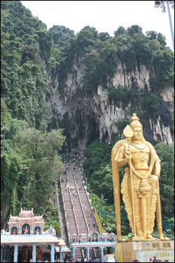 Stairs up to the Batu caves