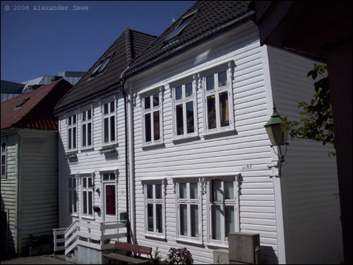 Bergen house made of wood