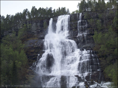 Norwegian waterfall